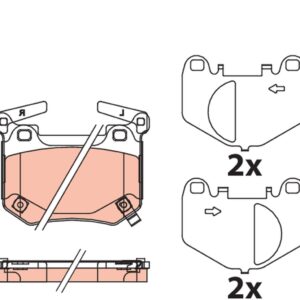 Plăcuțe de frână TRW MOTO GDB2520