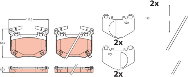 Plăcuțe de frână TRW MOTO GDB2520 păreri