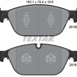 Plăcuțe de frână TEXTAR 2516002