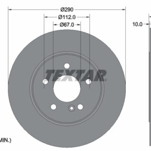 Disc frână TEXTAR 92072703