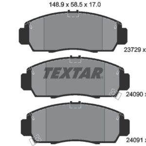 Plăcuțe de frână TEXTAR 2372901