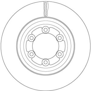 Disc frână TRW MOTO DF6736S