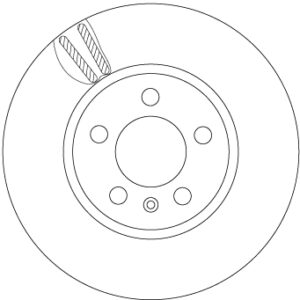 Disc frână TRW MOTO DF6964