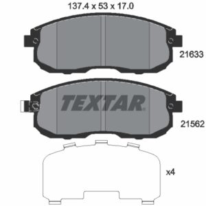 Plăcuțe de frână TEXTAR 2163301