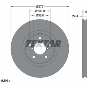 Disc frână TEXTAR 92094603