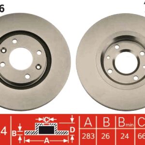 Disc frână TRW MOTO DF4786