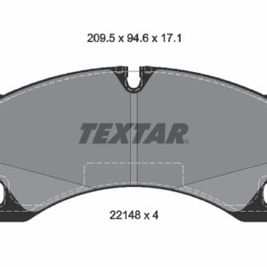 Plăcuțe de frână TEXTAR 2214801