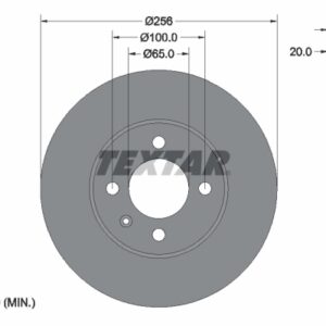 Disc frână TEXTAR 92036803