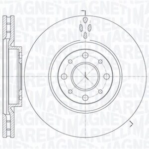 Disc frână MAGNETI MARELLI 361302040246