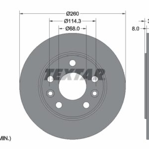 Disc frână TEXTAR 92327203