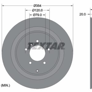 Disc frână TEXTAR 92175503