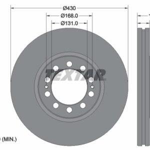 Disc frână TEXTAR 93291200