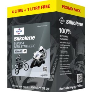 Ulei de motor SILKOLENE SUPER 4 10W40 4L+1L CUBE