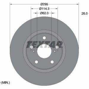 Disc frână TEXTAR 92163903