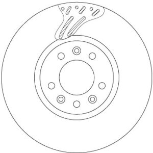 Disc frână TRW MOTO DF6977S