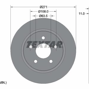 Disc frână TEXTAR 92239003