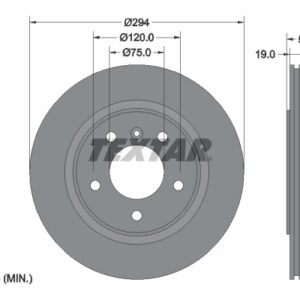 Disc frână TEXTAR 92097303