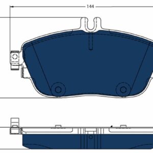 Plăcuțe de frână TRW MOTO GDB1932BTE