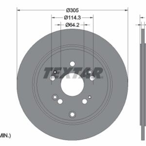 Disc frână TEXTAR 92162503
