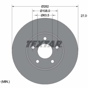 Disc frână TEXTAR 92303405
