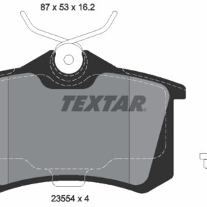 Plăcuțe de frână TEXTAR 2355406