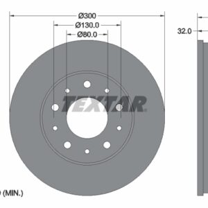 Disc frână TEXTAR 92157303