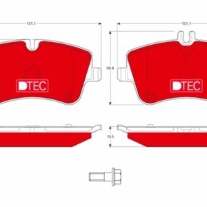 Plăcuțe de frână TRW MOTO GDB1413DTE