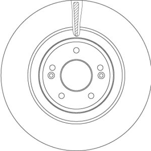 Disc frână TRW MOTO DF6572