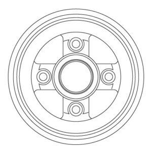 Tambur frână TRW MOTO DB4477