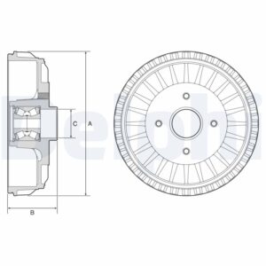 Tambur frana DELPHI BFR768 păreri