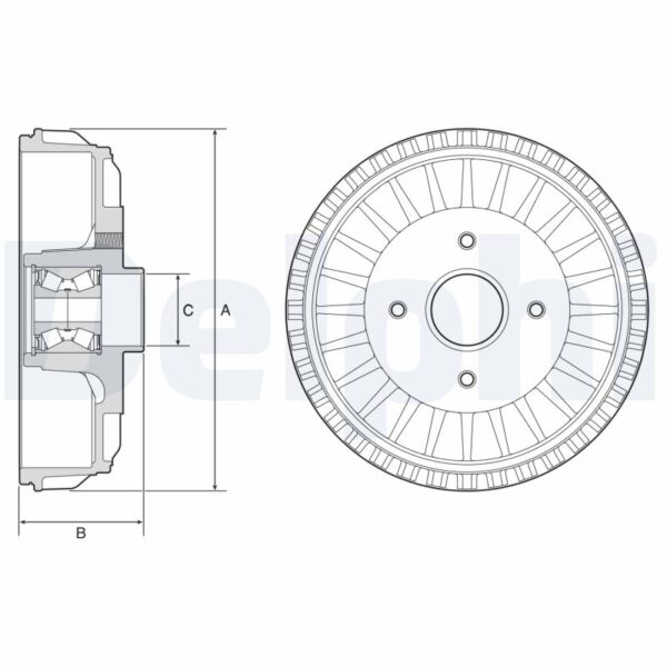 Tambur frana DELPHI BFR768 păreri