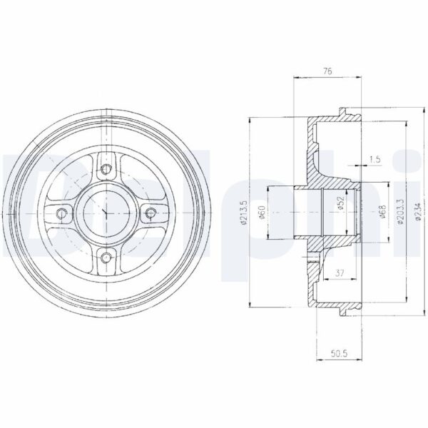 Tambur frana DELPHI BF427 păreri