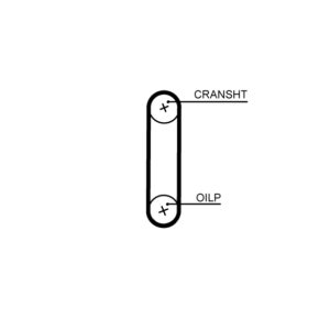 Curea distribuție GATES GATT374HOB