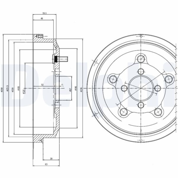 Tambur frana DELPHI BF514 păreri