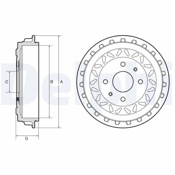 Tambur frana DELPHI BF663 păreri