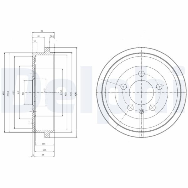 Tambur frana DELPHI BF463 păreri