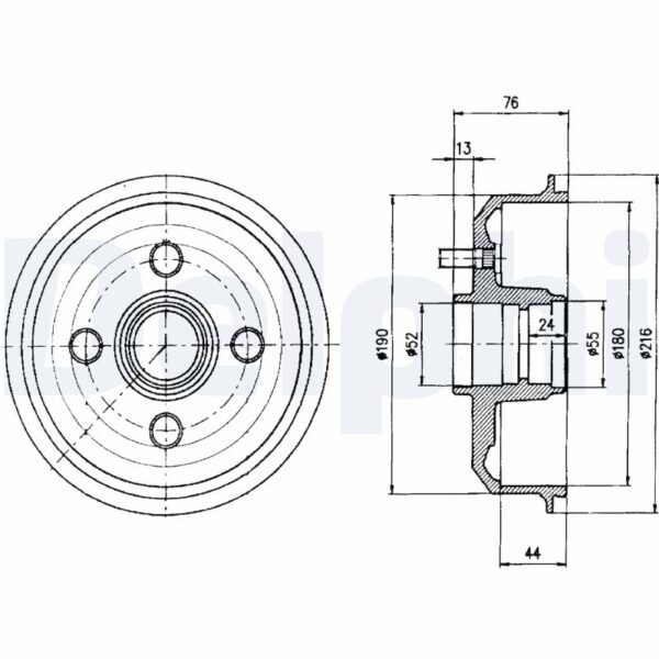 Tambur frana DELPHI BF229 păreri