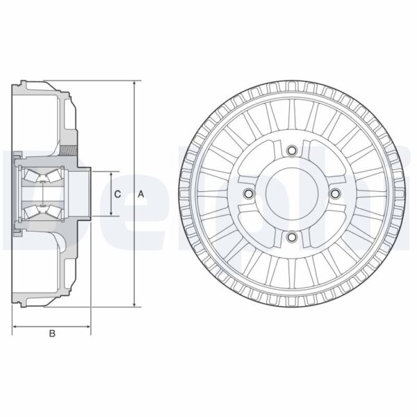 Tambur frana DELPHI BFR621 păreri