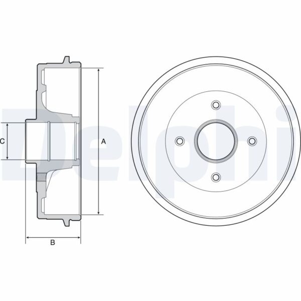 Tambur frana DELPHI BFR538 păreri