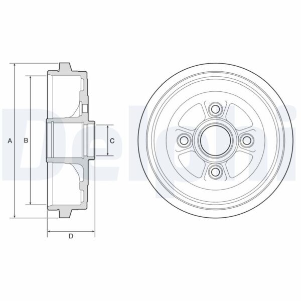 Tambur frana DELPHI BF574 păreri