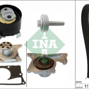 Set pompă apă + curea dințată INA 530084330