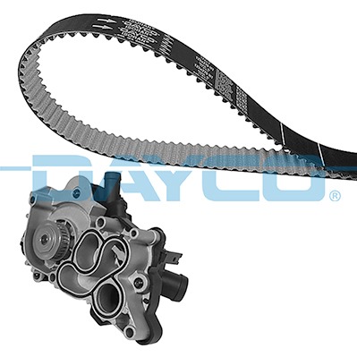 Set Pompă Apă + Curea Dințată DAYCO DAYKTBWP12121 Audi A4 B9 SEAT Ibiza IV 1.0-1.6L