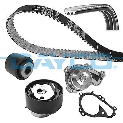 Set pompă apă + curea dințată DAYCO DAYKBIOWP141 Citroen/DS 1.0/1.2LPG