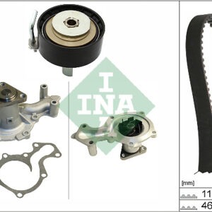 Set pompă apă + curea dințată INA 530070030