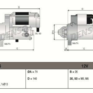 Demaror DENSO DSN3126