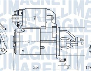 Demaror MAGNETI MARELLI 063721465010