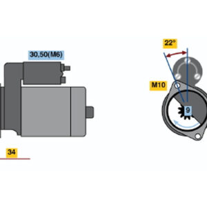 Demaror BOSCH 0 001 115 022