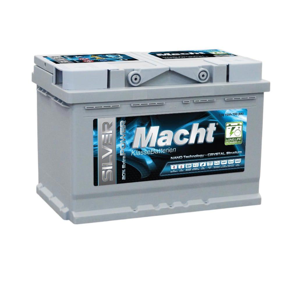 Baterie Auto MACHT 12V 75Ah 700A 25875