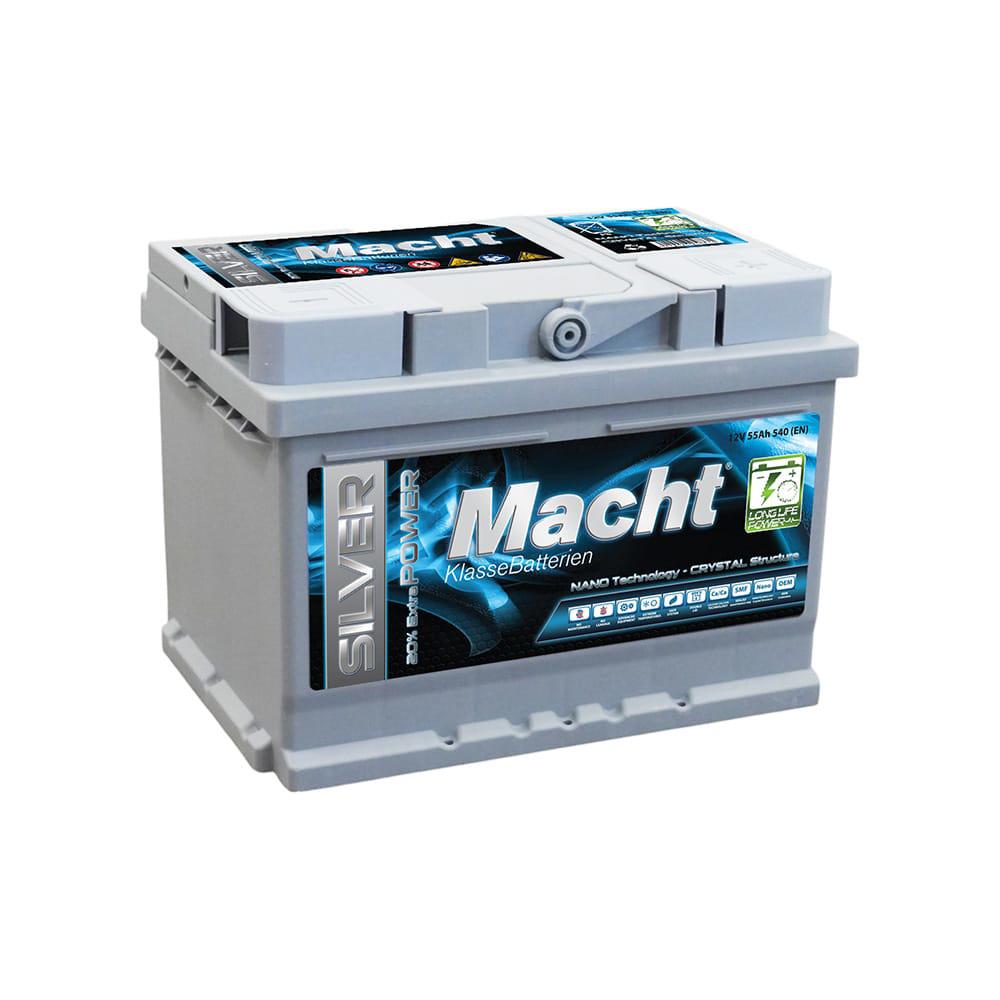 Baterie Auto MACHT 12V 55Ah 540A 25873