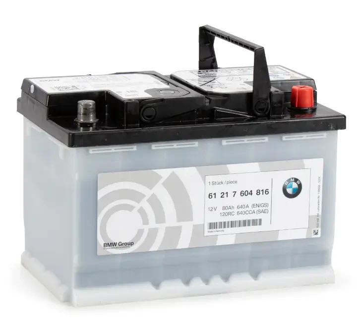 Baterie auto originală BMW Start-Stop AGM 12V 80Ah 800A, OE 61217604816